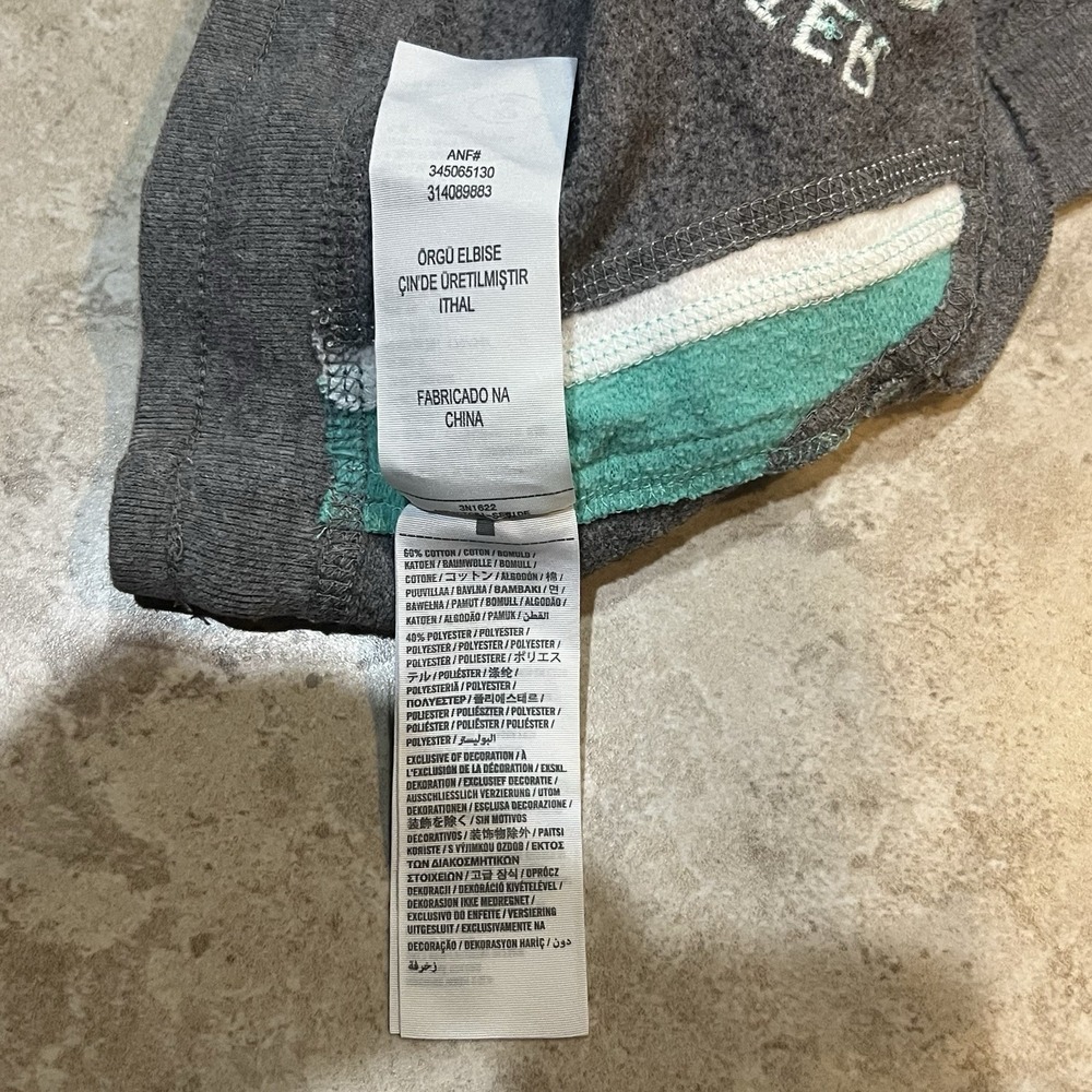 Hollister Y2K, Booty Shorts, Low Rise Mini Shorts, Gray Drawstring,Size S 2000s - Picture 8 of 9